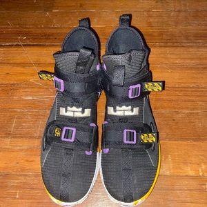 Nike LeBron Soldier 13( yellow and purple)